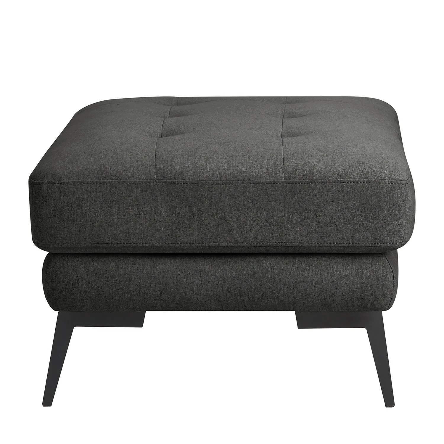 Mørteens Polsterhocker Hamina I - Flanell - Dunkelgrau 6 Mørteens Polsterhocker Hamina I - Flanell - Dunkelgrau – Bild 6