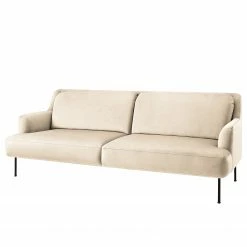 Fredriks Sofa Bleecker (3-Sitzer) - Samt - Creme