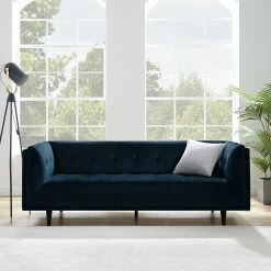 Red Living Sofa Botley (3-Sitzer) - Samt - Marineblau 16 Red Living Sofa Botley (3-Sitzer) - Samt - Marineblau -Wohnzimmermöbel boutique en ligne 1000216238 210107 16315700349 MOOD DETAILS P000000001000216238 mood