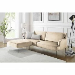 Fredriks Polsterhocker Bleecker - Samt - Creme -Wohnzimmermöbel boutique en ligne 1000216244 210107 16320100414 MOOD DETAILS P000000001000216244 mood