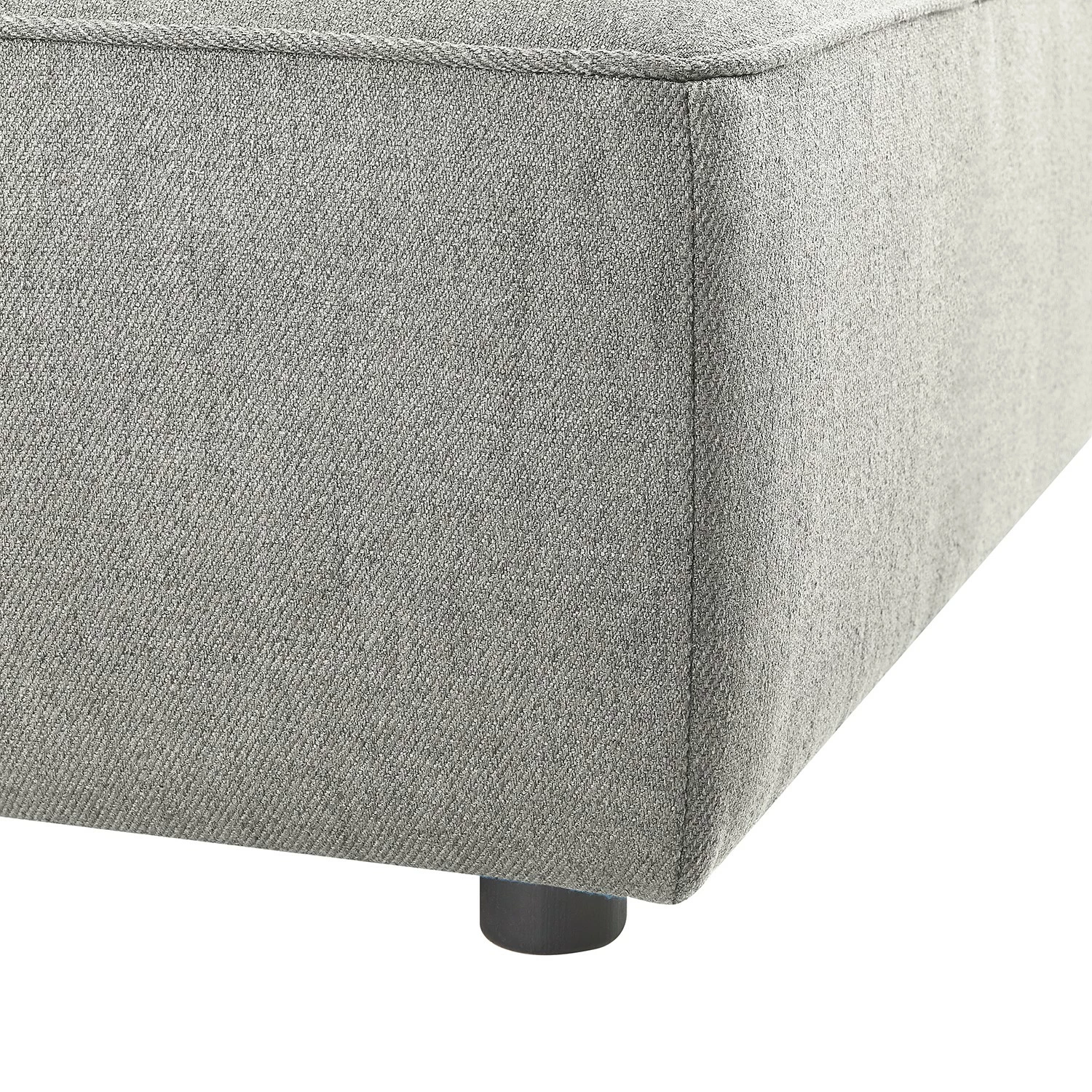 Fredriks Polsterhocker Berlou I - Webstoff - Grau 6 Fredriks Polsterhocker Berlou I - Webstoff - Grau – Bild 6