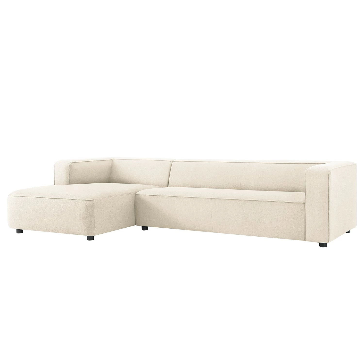 Fredriks Ecksofa Berlou I - Webstoff - Creme - Longchair davorstehend links 1 Fredriks Ecksofa Berlou I - Webstoff - Creme - Longchair davorstehend links