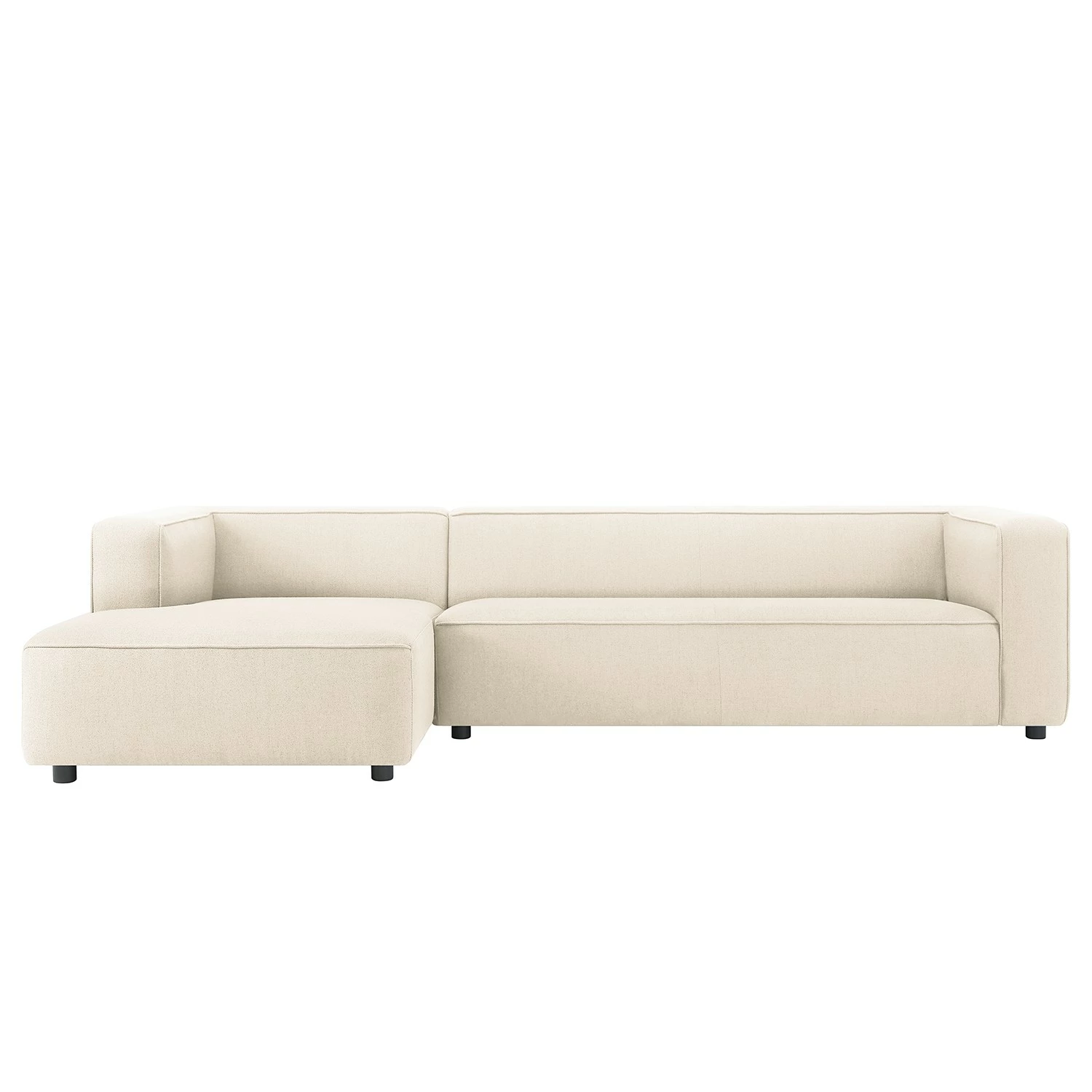 Fredriks Ecksofa Berlou I - Webstoff - Creme - Longchair davorstehend links 4 Fredriks Ecksofa Berlou I - Webstoff - Creme - Longchair davorstehend links – Bild 4