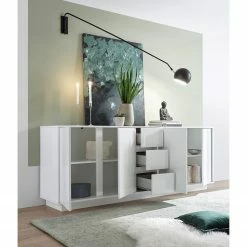 LC Spa Sideboard Ice II - Hochglanz Weiß -Wohnzimmermöbel boutique en ligne 1000216290 200630 09123900032 MOOD DETAILS P000000001000216290 mood