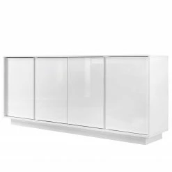 LC Spa Sideboard Ice I - Hochglanz Weiß - Breite: 180 cm