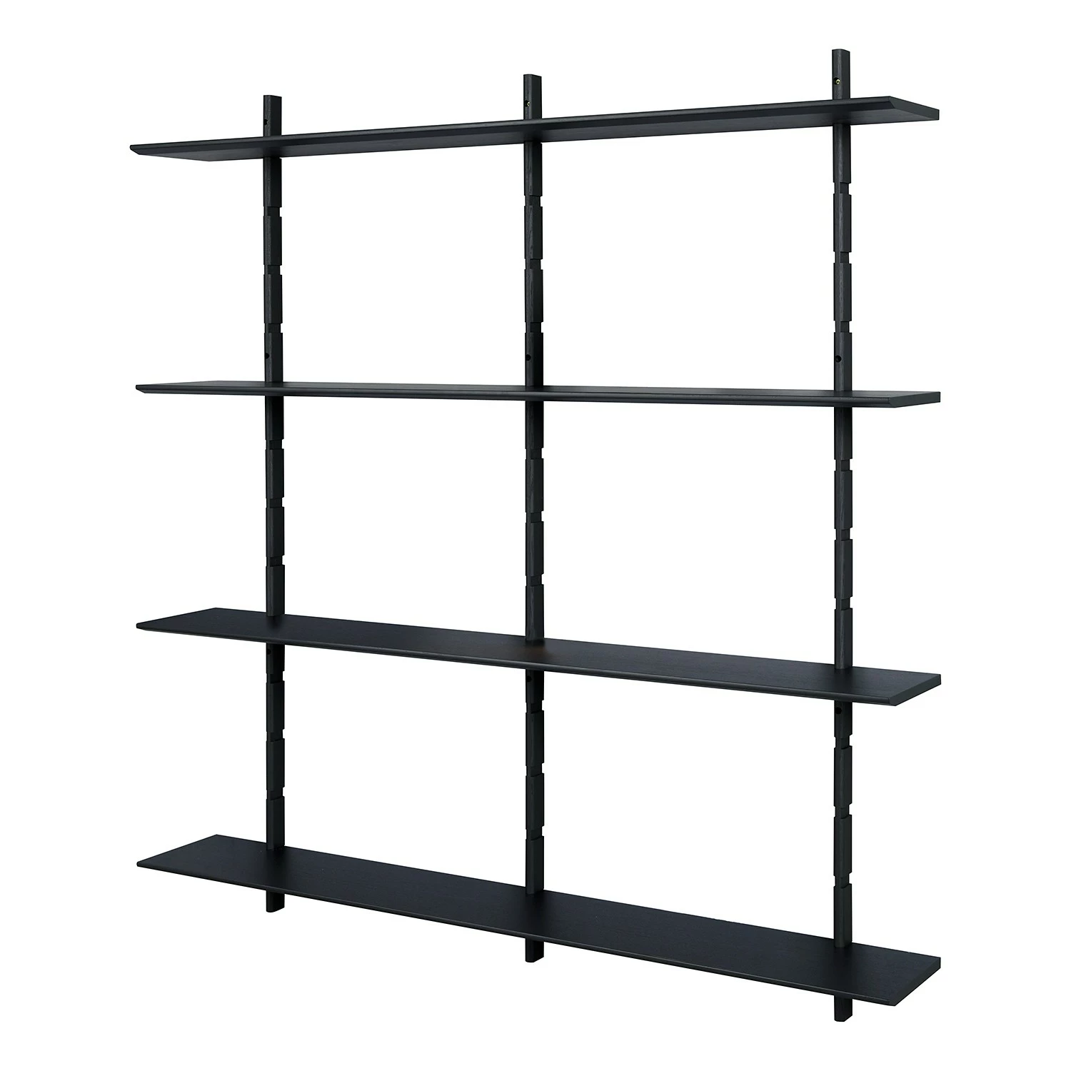 Studio Copenhagen Wandregal Lautaro IV - Eiche teilmassiv - Eiche Schwarz 1 Studio Copenhagen Wandregal Lautaro IV - Eiche teilmassiv - Eiche Schwarz