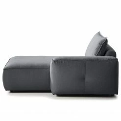 Studio Copenhagen Modullongchair Buckley II - Webstoff Saia: Steingrau - Armlehne davorstehend rechts -Wohnzimmermöbel boutique en ligne 1000216839 201221 11154900183 DETAILS P000000001000216839