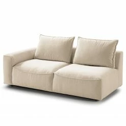 Studio Copenhagen Modulsofa Buckley I (2,5-Sitzer) - Webstoff Saia: Beige - Armlehne davorstehend links