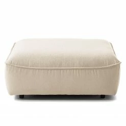 Studio Copenhagen Polsterhocker Buckley - Webstoff Saia: Beige -Wohnzimmermöbel boutique en ligne 1000216984 201210 09500500110 DETAILS P000000001000216984