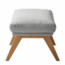 Studio Copenhagen Polsterhocker Marols - Webstoff Saia: Hellgrau - Eiche Hell -Wohnzimmermöbel boutique en ligne 1000217124 201117 16580800003 DETAILS P000000001000217124