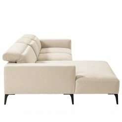 Studio Copenhagen Ecksofa Berrie I - Webstoff Saia: Beige - Breite: 266 cm - Longchair davorstehend links -Wohnzimmermöbel boutique en ligne 1000217457 201222 13343100103 DETAILS P000000001000217457