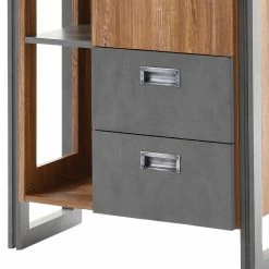 Ars manufacti Wohnwand Marton III (4-teilig) - Eiche Stirling Dekor / Anthrazit -Wohnzimmermöbel boutique en ligne 1000217603 200630 09274400038 DETAILS P000000001000217603