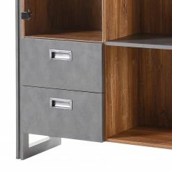 Ars manufacti Wohnwand Marton III (4-teilig) - Eiche Stirling Dekor / Anthrazit -Wohnzimmermöbel boutique en ligne 1000217603 200630 09275200050 DETAILS P000000001000217603