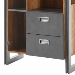 Ars manufacti Wohnwand Marton IV (4-teilig) - Eiche Stirling Dekor / Anthrazit -Wohnzimmermöbel boutique en ligne 1000217604 200630 09275700057 DETAILS P000000001000217604