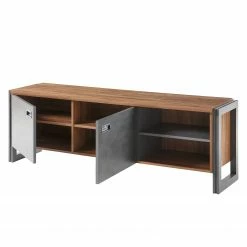 Ars manufacti Wohnwand Marton IV (4-teilig) - Eiche Stirling Dekor / Anthrazit -Wohnzimmermöbel boutique en ligne 1000217604 200630 09280000060 DETAILS P000000001000217604