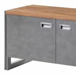 Ars manufacti Wohnwand Marton IV (4-teilig) - Eiche Stirling Dekor / Anthrazit -Wohnzimmermöbel boutique en ligne 1000217604 200630 09280100061 DETAILS P000000001000217604