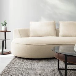 Studio Copenhagen Bigsofa Buckley II - Webstoff Saia: Beige - Ausrichtung rechts -Wohnzimmermöbel boutique en ligne 1000217842 210215 12150400248 DETAILS P000000001000217842