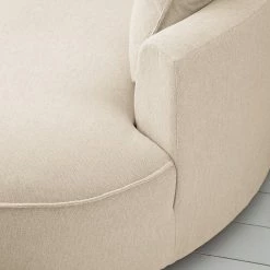 Studio Copenhagen Ecksofa Buckley I - Webstoff Saia: Beige - Longchair davorstehend rechts -Wohnzimmermöbel boutique en ligne 1000217922 210215 12150700321 DETAILS P000000001000217922