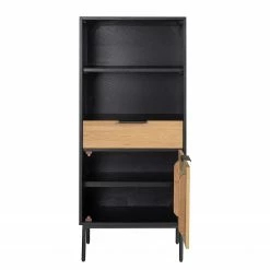 Studio Copenhagen Regal Xavi - Echtholzfurnier / Metall - Eiche / Eiche Schwarz 18 Studio Copenhagen Regal Xavi - Echtholzfurnier / Metall - Eiche / Eiche Schwarz -Wohnzimmermöbel boutique en ligne 1000218026 220107 12570000078 DETAILS P000000001000218026