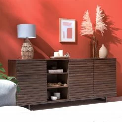 Studio Copenhagen Sideboard Kirley III - Akazie massiv - Akazie Dunkel -Wohnzimmermöbel boutique en ligne 1000218057 210420 08100100002 MOOD DETAILS P000000001000218057 mood