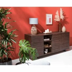 Studio Copenhagen Sideboard Kirley III - Akazie massiv - Akazie Dunkel -Wohnzimmermöbel boutique en ligne 1000218057 210420 08100300004 MOOD DETAILS P000000001000218057 mood