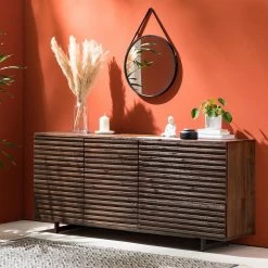 Studio Copenhagen Sideboard Kirley I - Akazie massiv - Akazie Dunkel -Wohnzimmermöbel boutique en ligne 1000218062 210608 14180000013 MOOD DETAILS P000000001000218062 mood