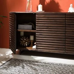 Studio Copenhagen Sideboard Kirley I - Akazie massiv - Akazie Dunkel -Wohnzimmermöbel boutique en ligne 1000218062 210608 14180000015 DETAILS P000000001000218062