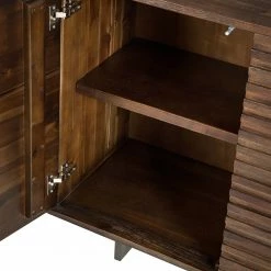 Studio Copenhagen Sideboard Kirley II - Akazie massiv - Akazie Dunkel -Wohnzimmermöbel boutique en ligne 1000218073 210311 12040200016 DETAILS P000000001000218073