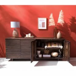 Studio Copenhagen Sideboard Kirley II - Akazie massiv - Akazie Dunkel -Wohnzimmermöbel boutique en ligne 1000218073 210420 08100800011 MOOD DETAILS P000000001000218073 mood