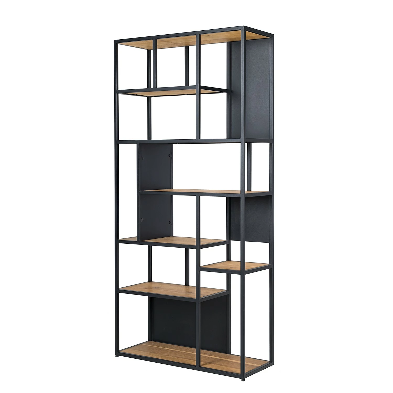 Studio Copenhagen Regal Flox II - Echtholzfurnier / Metall - Eiche / Schwarz 1 Studio Copenhagen Regal Flox II - Echtholzfurnier / Metall - Eiche / Schwarz