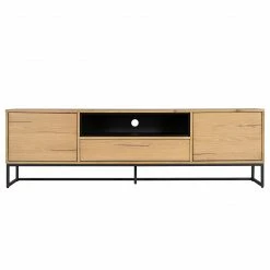 Studio Copenhagen TV-Lowboard Flox I - Echtholzfurnier / Metall - Eiche / Schwarz 17 Studio Copenhagen TV-Lowboard Flox I - Echtholzfurnier / Metall - Eiche / Schwarz -Wohnzimmermöbel boutique en ligne 1000218126 210720 11572200001 DETAILS P000000001000218126