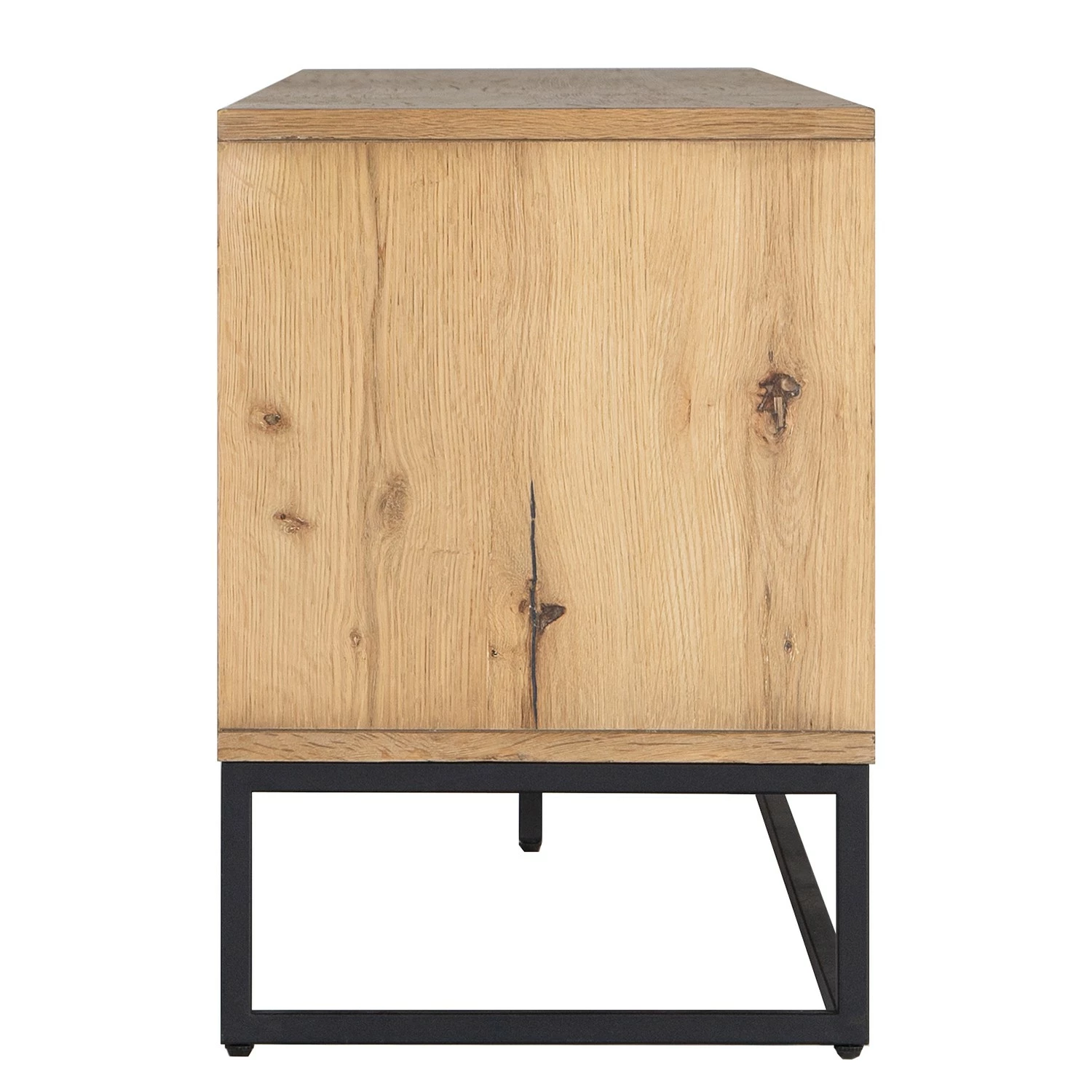 Studio Copenhagen TV-Lowboard Flox I - Echtholzfurnier / Metall - Eiche / Schwarz 5 Studio Copenhagen TV-Lowboard Flox I - Echtholzfurnier / Metall - Eiche / Schwarz – Bild 5