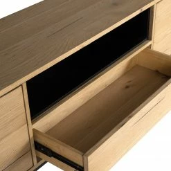 Studio Copenhagen TV-Lowboard Flox I - Echtholzfurnier / Metall - Eiche / Schwarz 22 Studio Copenhagen TV-Lowboard Flox I - Echtholzfurnier / Metall - Eiche / Schwarz -Wohnzimmermöbel boutique en ligne 1000218126 210720 12030500006 DETAILS P000000001000218126