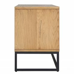 Studio Copenhagen TV-Lowboard Flox II - Echtholzfurnier / Metall - Eiche / Schwarz 18 Studio Copenhagen TV-Lowboard Flox II - Echtholzfurnier / Metall - Eiche / Schwarz -Wohnzimmermöbel boutique en ligne 1000218134 210720 12091600017 DETAILS P000000001000218134