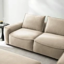 Studio Copenhagen Ecksofa Buckley II - Samt Shyla: Beige - Longchair davorstehend rechts 28 Studio Copenhagen Ecksofa Buckley II - Samt Shyla: Beige - Longchair davorstehend rechts -Wohnzimmermöbel boutique en ligne 1000218140 210127 14545400242 DETAILS P000000001000218140