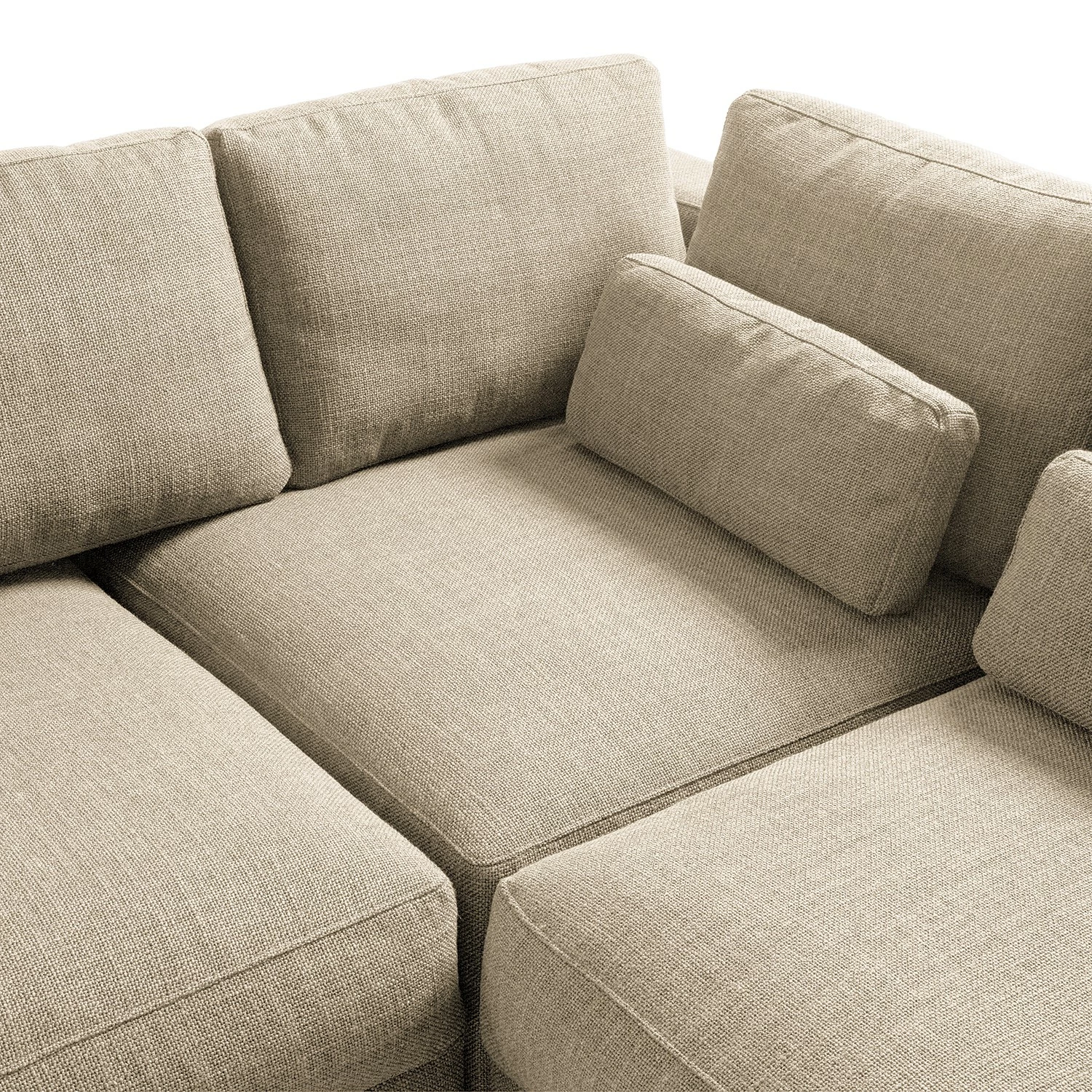 Studio Copenhagen Ecksofa Willows I - Webstoff Amila: Beige - Ottomane davorstehend links 20 Studio Copenhagen Ecksofa Willows I - Webstoff Amila: Beige - Ottomane davorstehend links – Bild 20