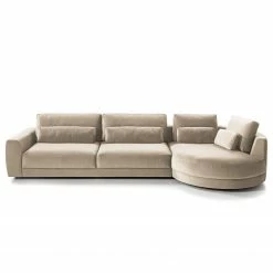Studio Copenhagen Ecksofa Willows II - Samt Shyla: Beige - Ottomane davorstehend rechts 22 Studio Copenhagen Ecksofa Willows II - Samt Shyla: Beige - Ottomane davorstehend rechts -Wohnzimmermöbel boutique en ligne 1000218190 201124 10494400549 DETAILS P000000001000218190