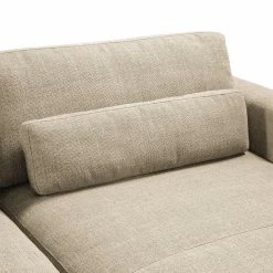 Studio Copenhagen Ecksofa Willows III - Webstoff Amila: Beige - Longchair davorstehend rechts -Wohnzimmermöbel boutique en ligne 1000218220 201215 18330300282 DETAILS P000000001000218220