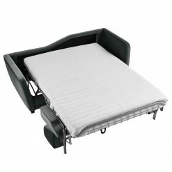 Jack & Alice Schlafsofa Teresina - Samt - Grau - Breite: 192 cm - Ausrichtung rechts -Wohnzimmermöbel boutique en ligne 1000218280 211006 06151900184 DETAILS P000000001000218280