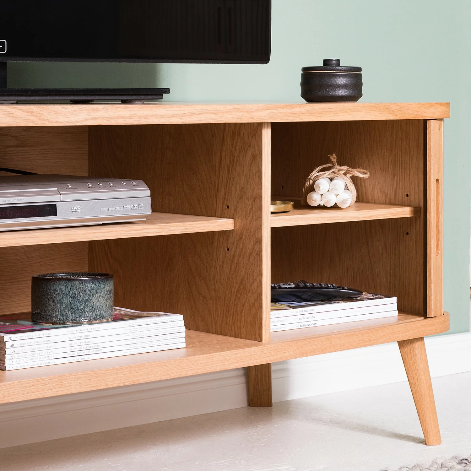 Mørteens TV-Lowboard Hanck - Eiche teilmassiv 12 Mørteens TV-Lowboard Hanck - Eiche teilmassiv – Bild 12