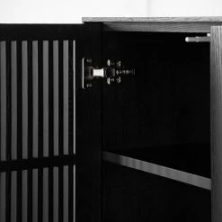 Studio Copenhagen Highboard Dowland - Echtholzfurnier - Eiche Schwarz -Wohnzimmermöbel boutique en ligne 1000218356 210303 06480300009 DETAILS P000000001000218356