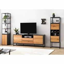 Red Living Schrank Barview II - Echtholzfurnier - Eiche / Anthrazit -Wohnzimmermöbel boutique en ligne 1000218359 210413 12574800001 MOOD DETAILS P000000001000218359 mood