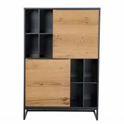 Red Living Highboard Barview - Echtholzfurnier - Eiche / Anthrazit -Wohnzimmermöbel boutique en ligne 1000218365 210319 11334900020 DETAILS P000000001000218365