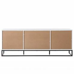 Fredriks Sideboard White Hall I - Matt Weiß / Schwarz 22 Fredriks Sideboard White Hall I - Matt Weiß / Schwarz -Wohnzimmermöbel boutique en ligne 1000218366 210311 10575300004 DETAILS P000000001000218366