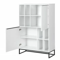 Fredriks Highboard White Hall - Matt Weiß / Schwarz 17 Fredriks Highboard White Hall - Matt Weiß / Schwarz -Wohnzimmermöbel boutique en ligne 1000218378 210311 12364000003 DETAILS P000000001000218378
