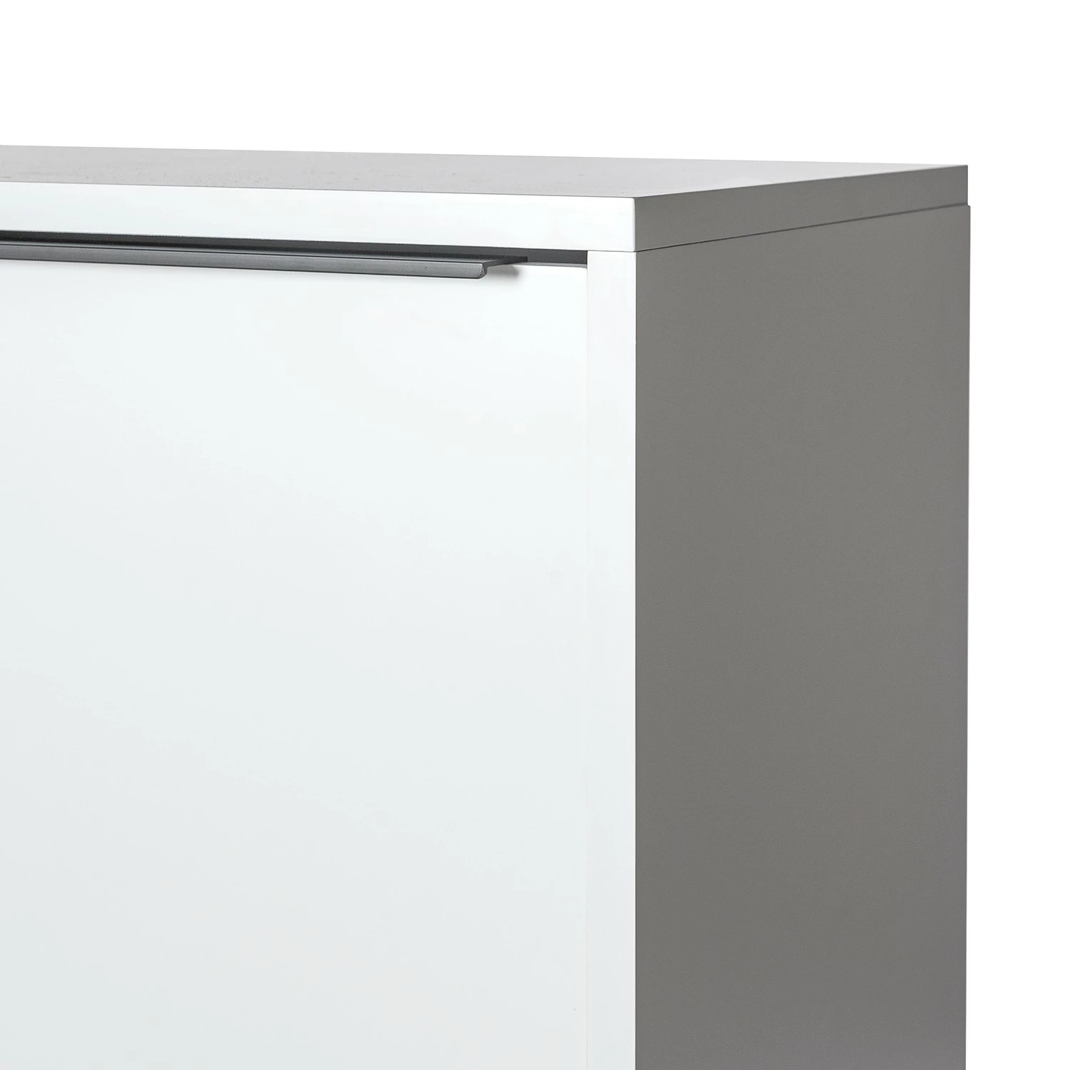 Fredriks Highboard White Hall - Matt Weiß / Schwarz 11 Fredriks Highboard White Hall - Matt Weiß / Schwarz – Bild 11