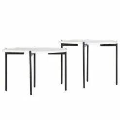 Red Living Beistelltisch Morand (2er-Set) - Weiß