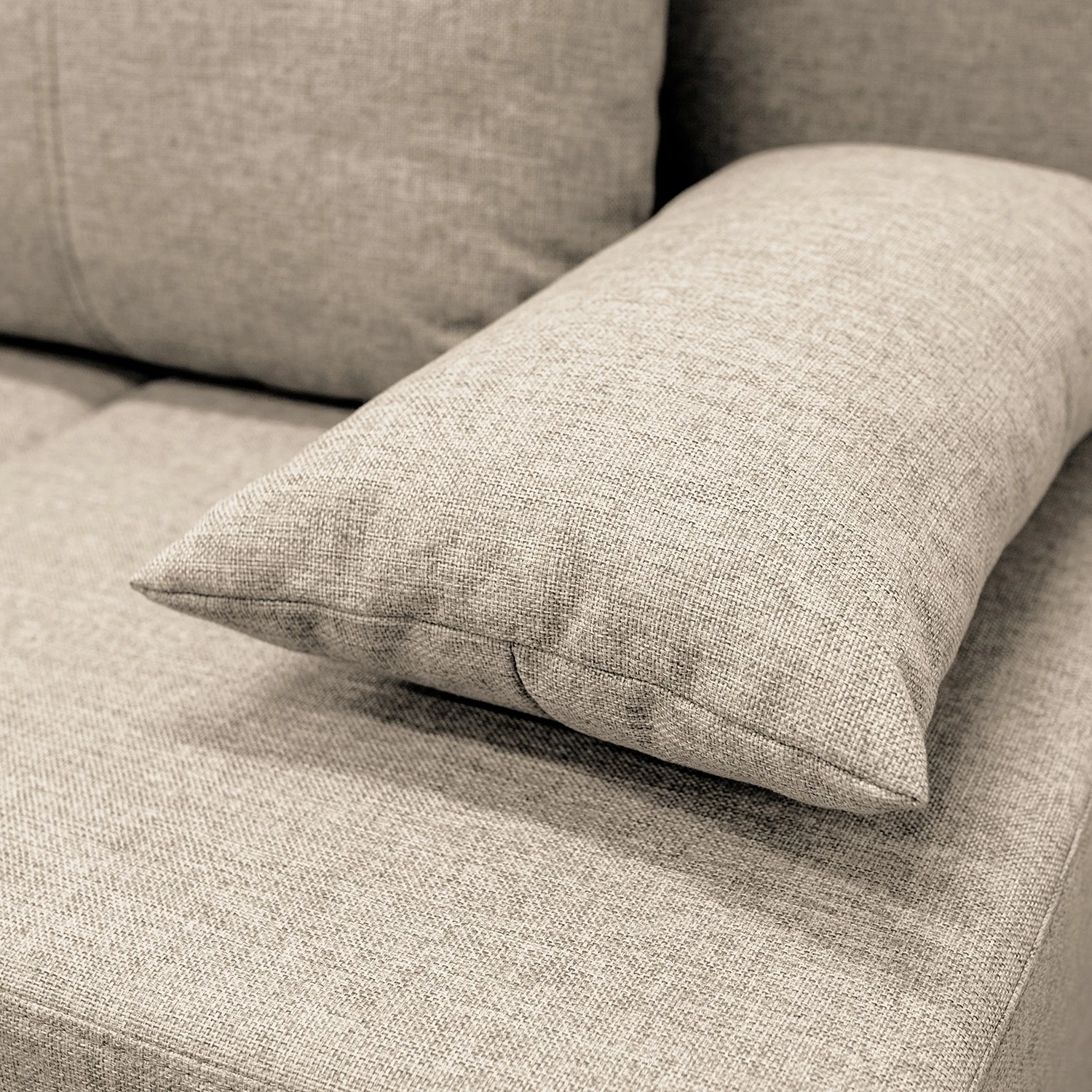 Fredriks Schlafsofa Pahala - Webstoff - Beige 8 Fredriks Schlafsofa Pahala - Webstoff - Beige – Bild 8