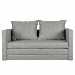 Fredriks Schlafsofa Sartell I - Webstoff - Lichtgrau