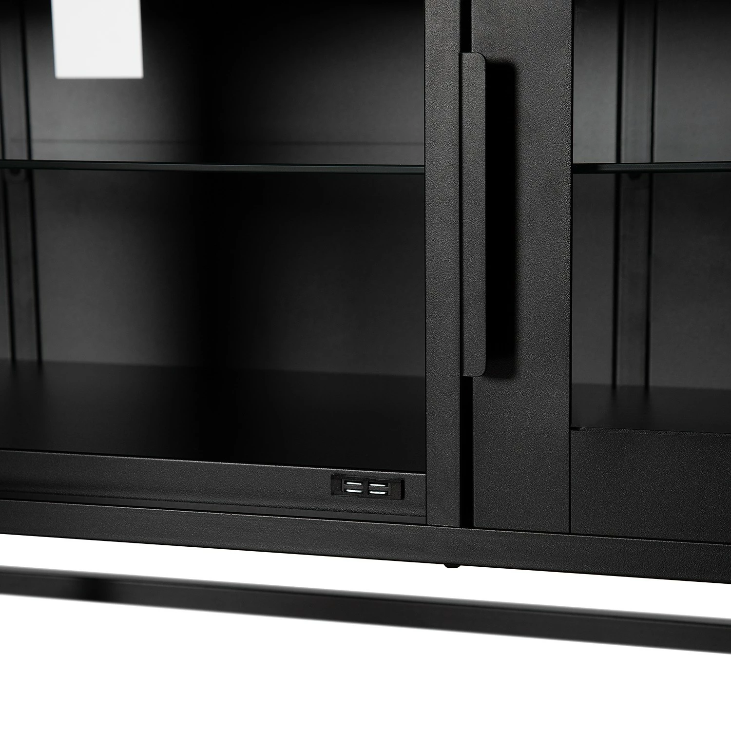 Ars manufacti TV-Lowboard Kayys - Glas / Metall - Schwarz 16 Ars manufacti TV-Lowboard Kayys - Glas / Metall - Schwarz – Bild 16